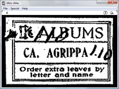 Agrippa (a book of the dead) : strona  tytułowa