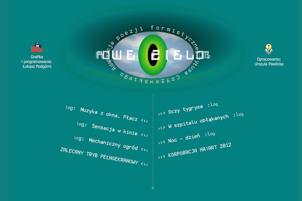 Cyfrowe zielone oko - adaptacja tomiku T. Czyżewskiego